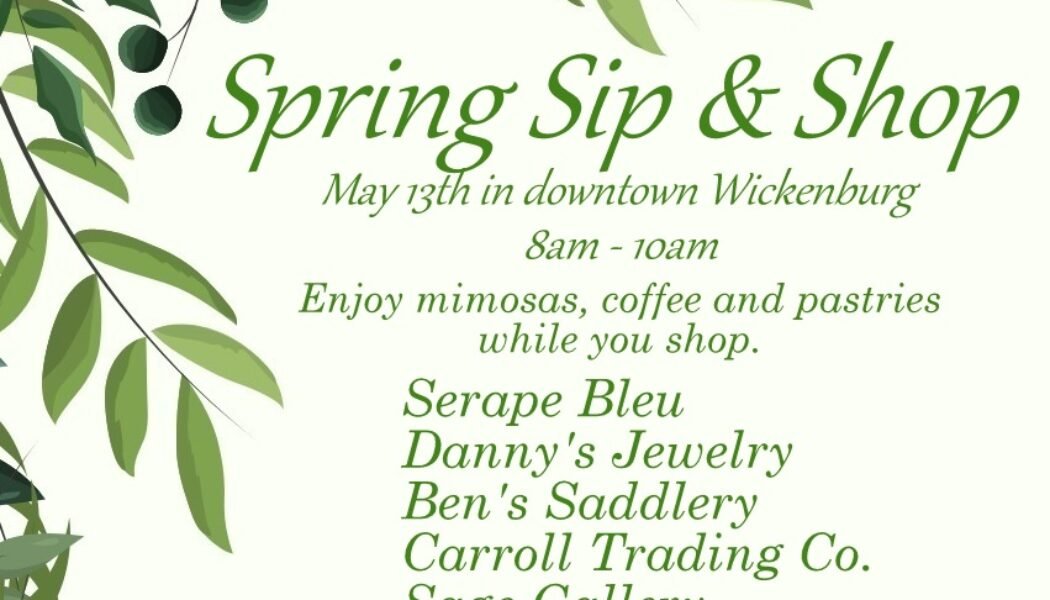 Spring Sip & Shop