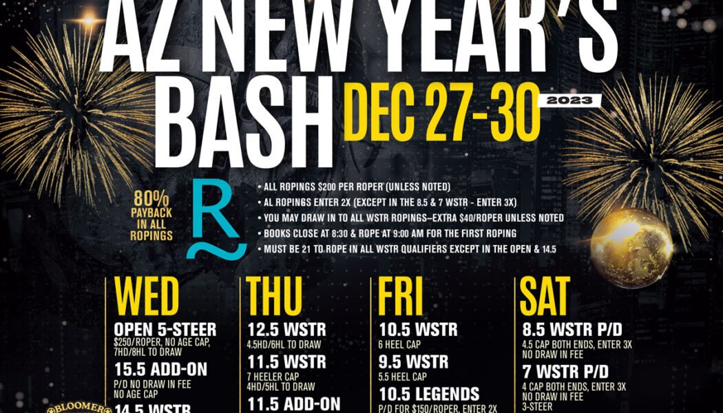 The Rancho Rio AZ New Year’s Bash World Series of Team Roping qualifier