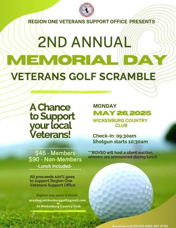 2nd Annual Memorial Day Veterans Golf Scramble