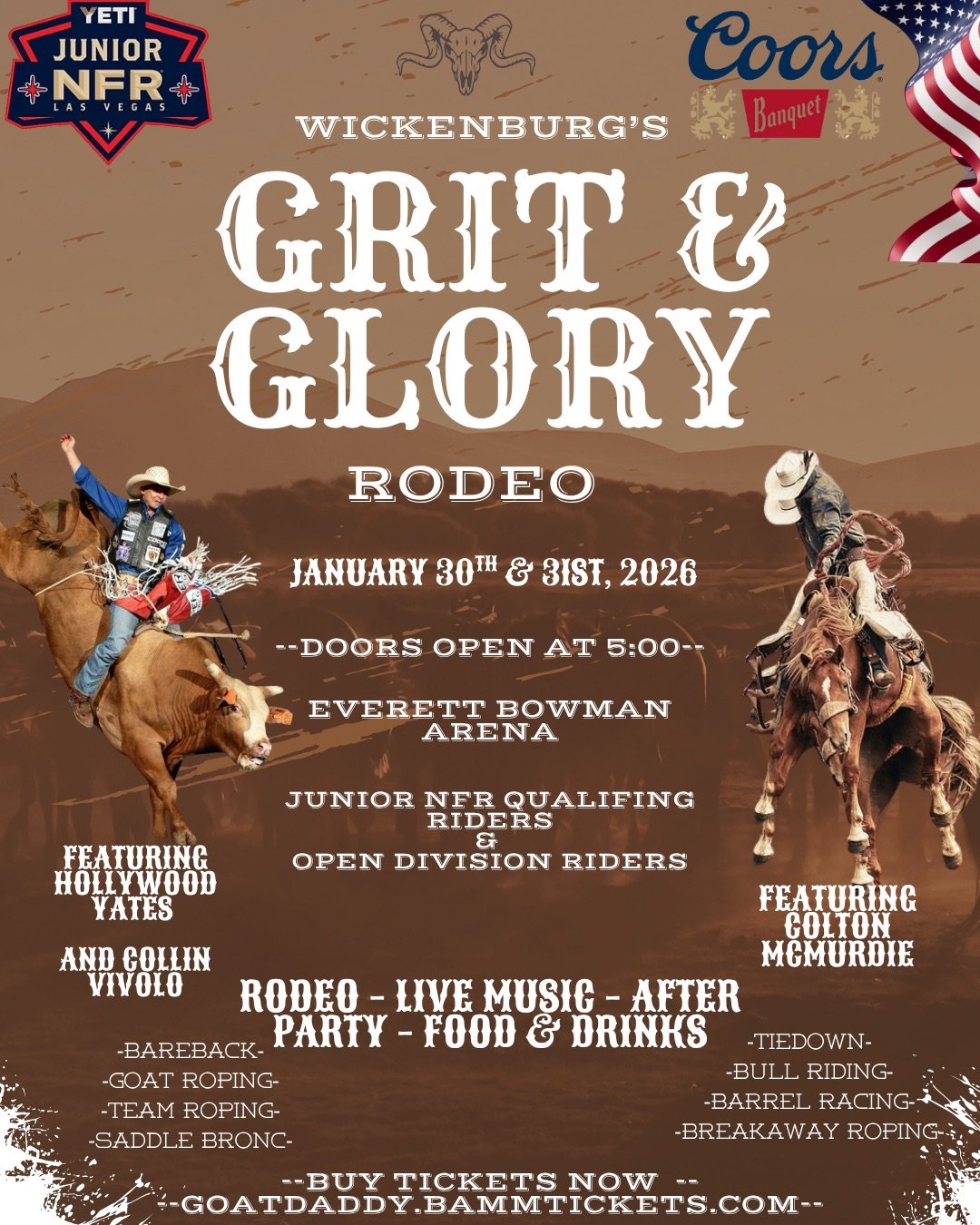 Wickenburg Grit & Glory Rodeo Poster