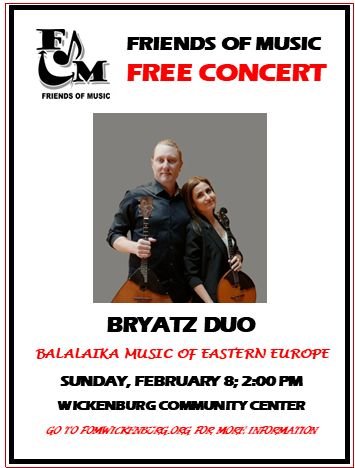 Wickenburg Friends of Music presents The Bryatz Duo
