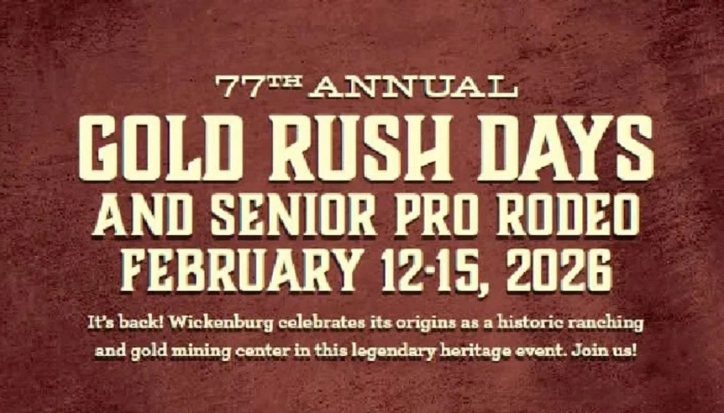 77 TH ANNUAL GOLD RUSH DAYS Header Wickenburg Social