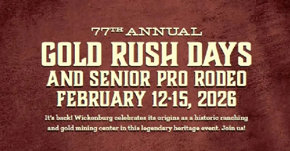 77 TH ANNUAL GOLD RUSH DAYS Header Wickenburg Social