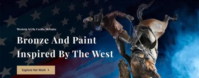 Cecilia McGuire – Western Bronzes, Paintings, Cowgirl Up!