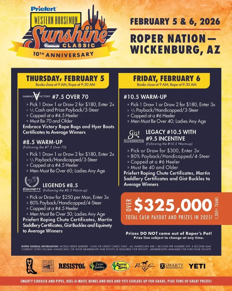 Roper Nation Sunshine Classic Wickenburg Social