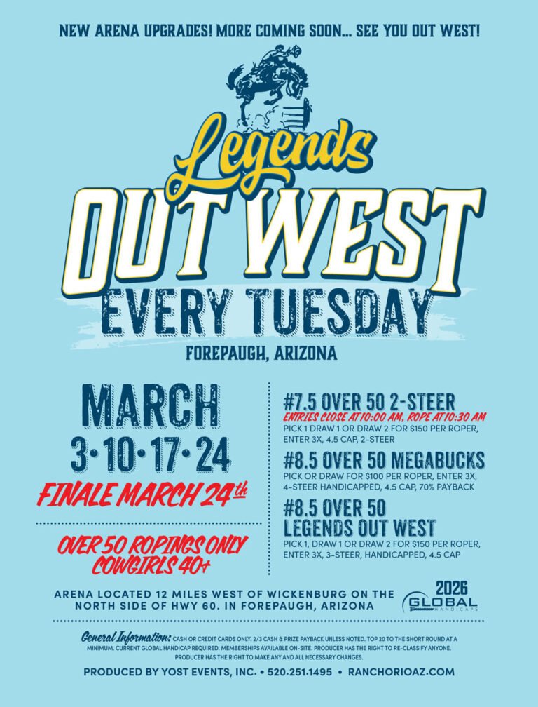 Legend’s Tuesday Out West