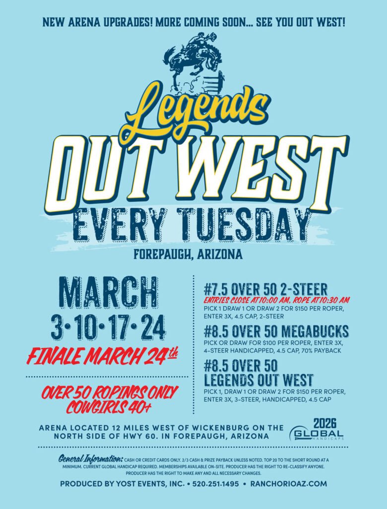 Legend’s Tuesday Out West