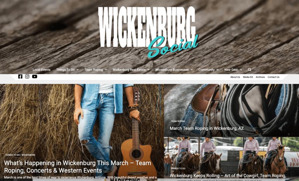Wickenburg Social Screenshot March 2026