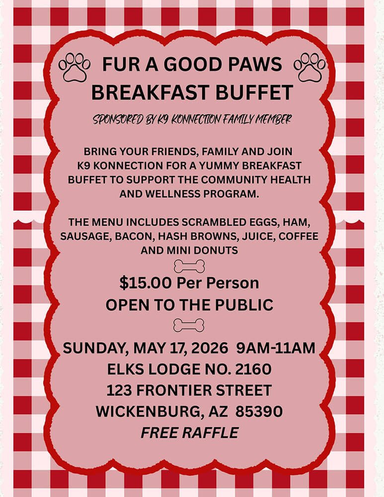 K9 Konnection Fur a Good Paws Breakfast Buffet