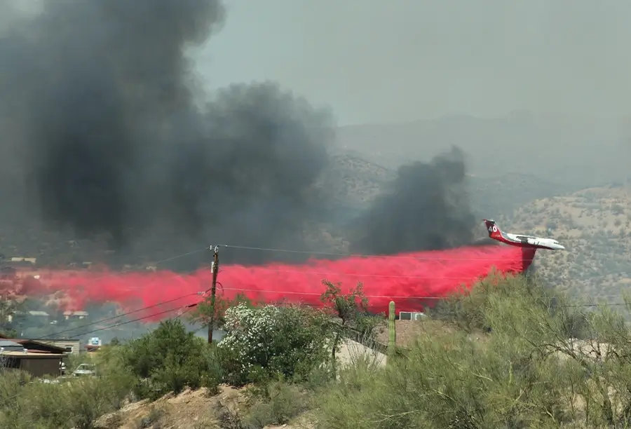 Air Tanker Drop 1