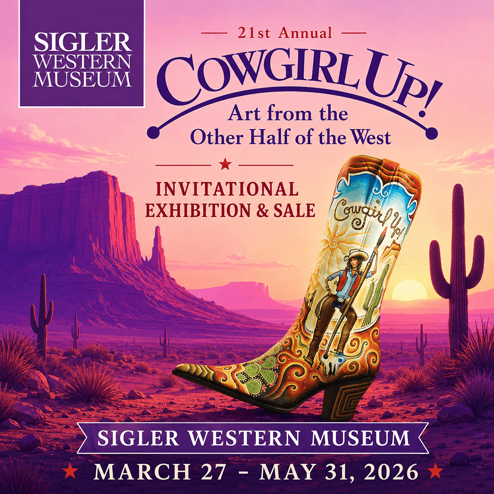 Cowgirl up western art exhibition
