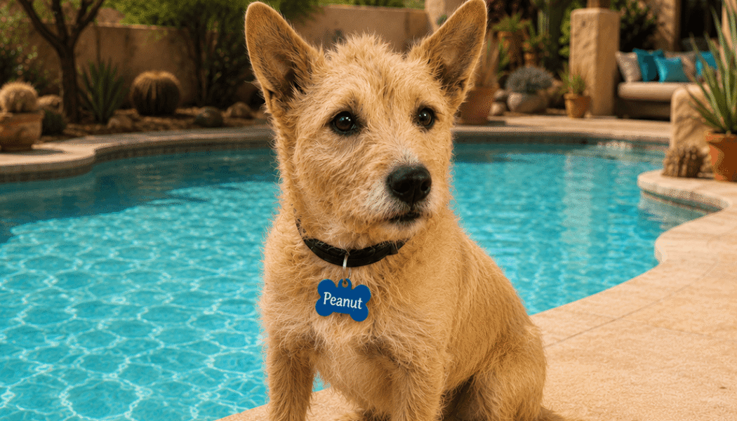 Peanut sitting pretty Wickenburg Social