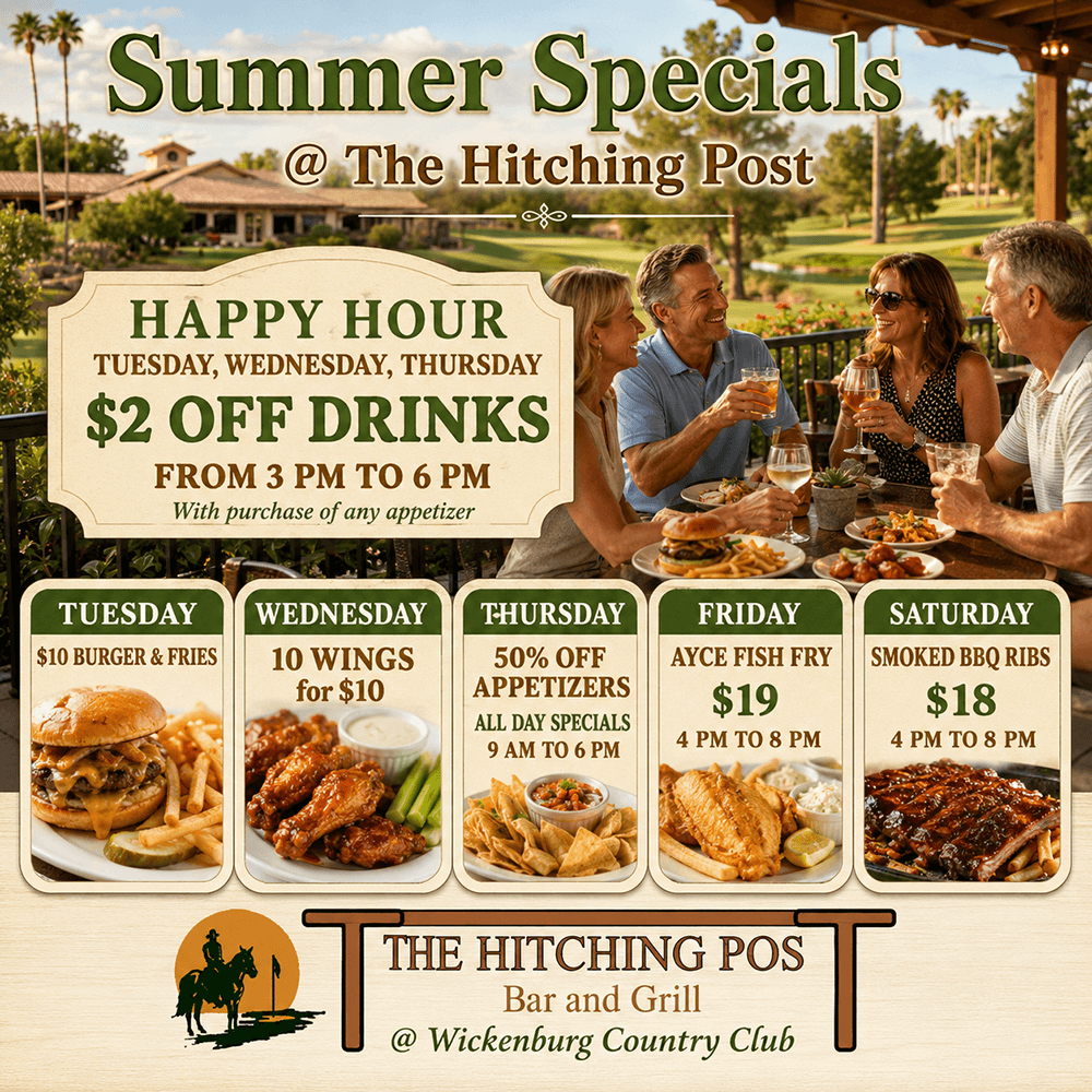 The Hitching Post Happy Hour Wickenburg Social