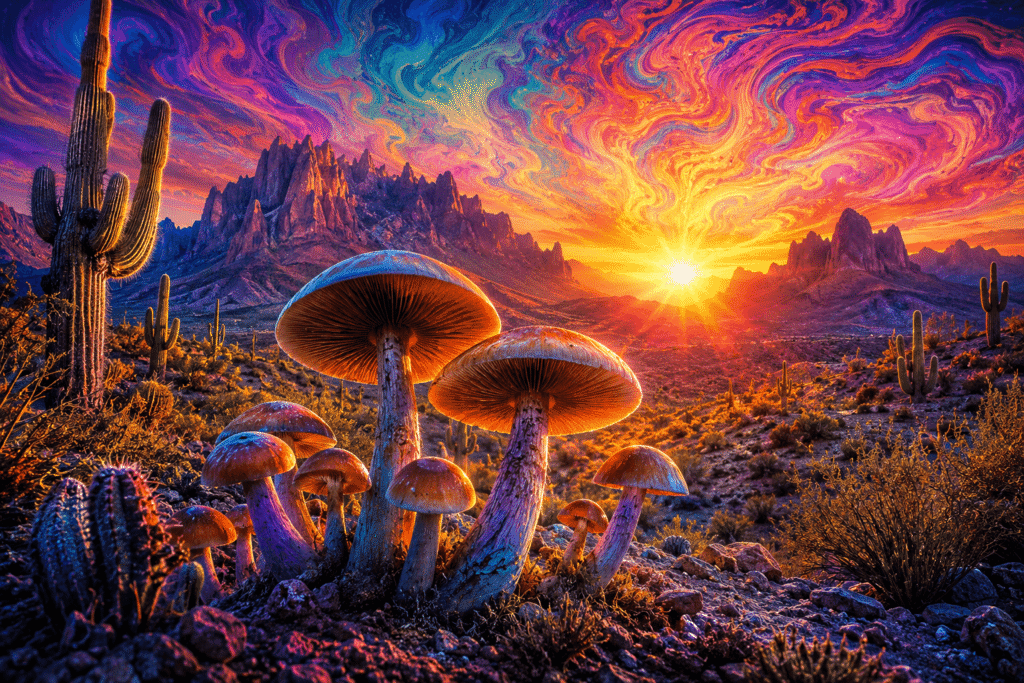 wickenburg social_Magic Mushroom sunrise