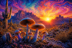 wickenburg social_Magic Mushroom sunrise