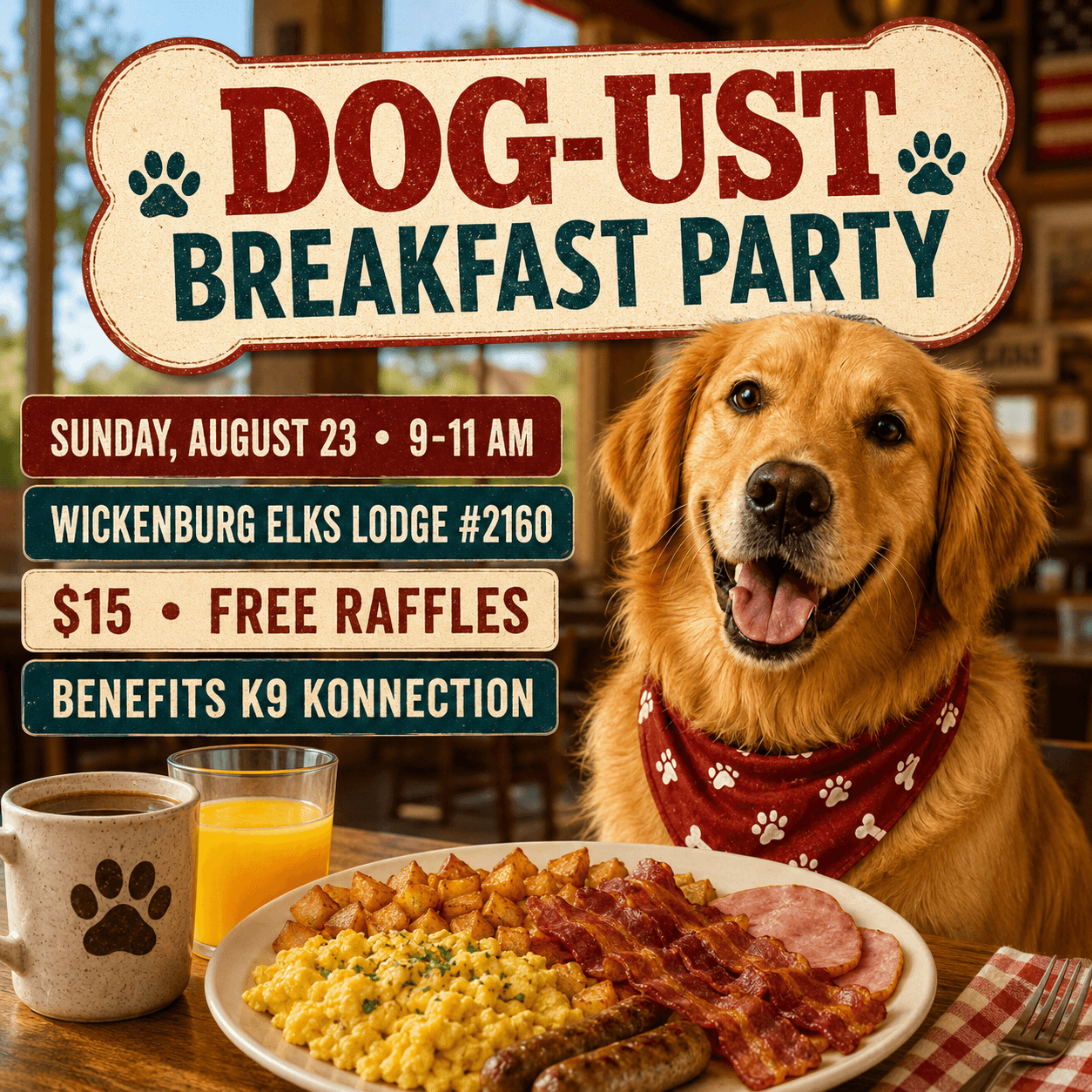 K9 Konnection Rescue_Dog-ust Breakfast_Featured_Wickenburg Social