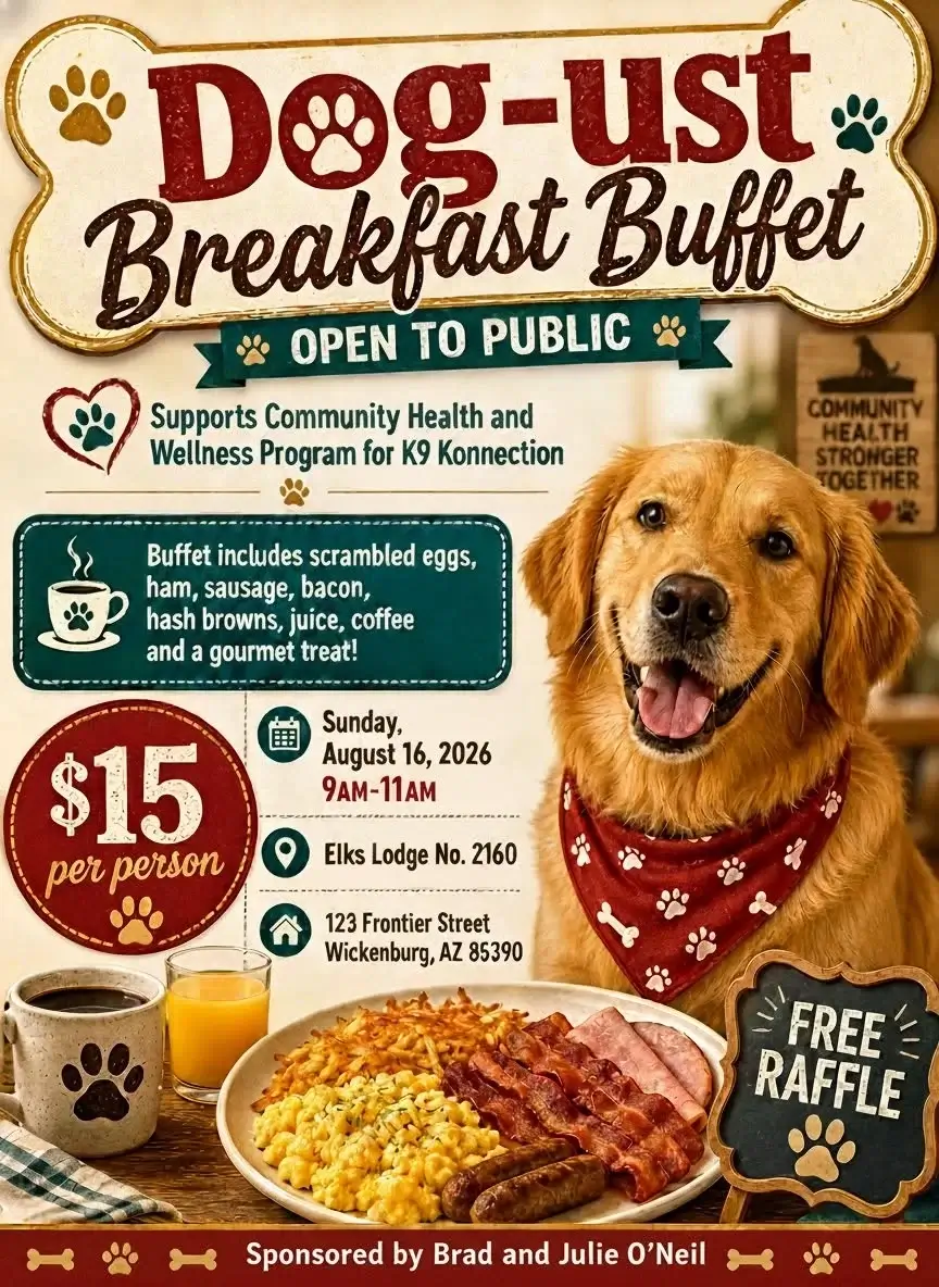 K9 Konnection Rescue_Dog-ust Breakfast_Wickenburg Social