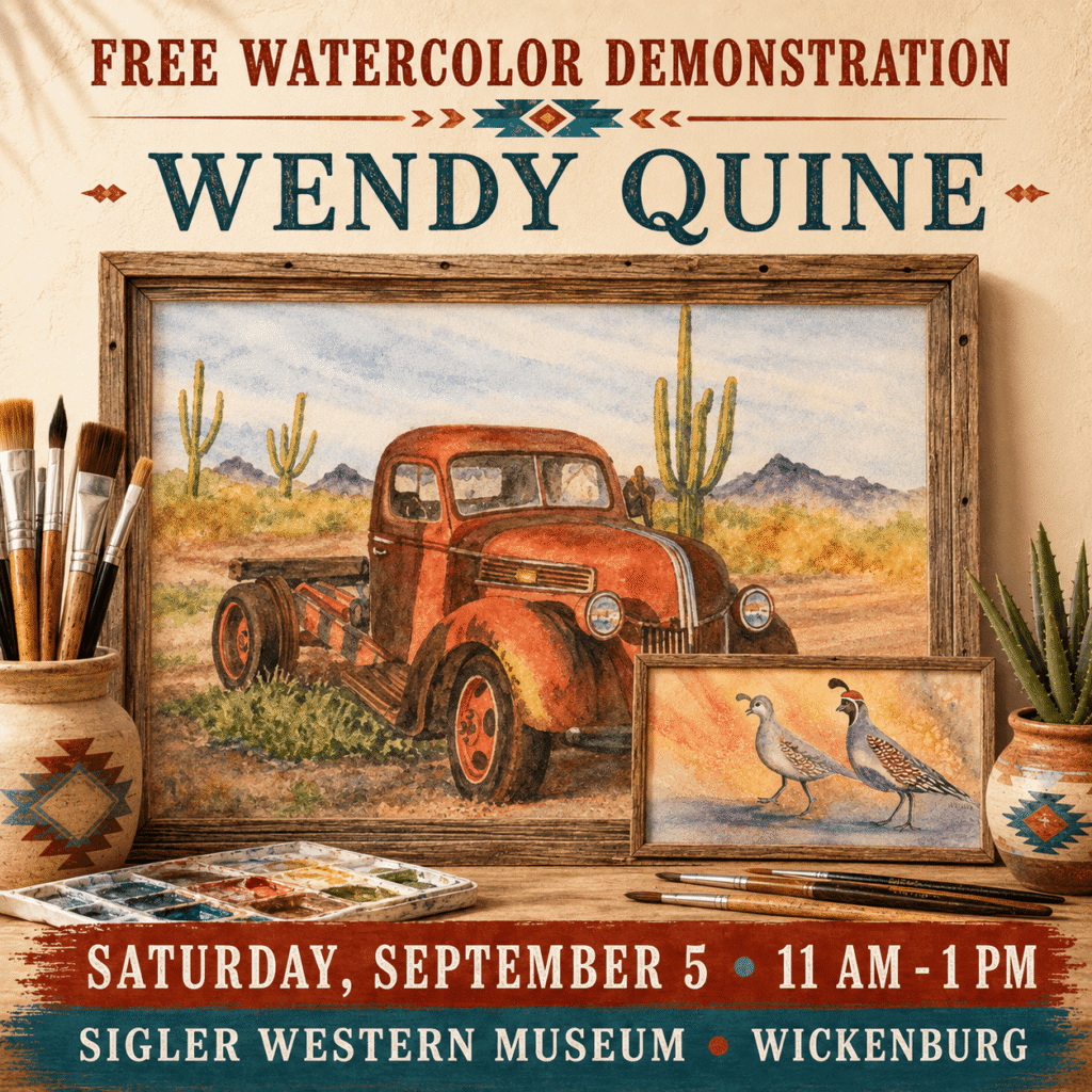 Wendy Quine Desert Watercolor Event_Wickenburg Social