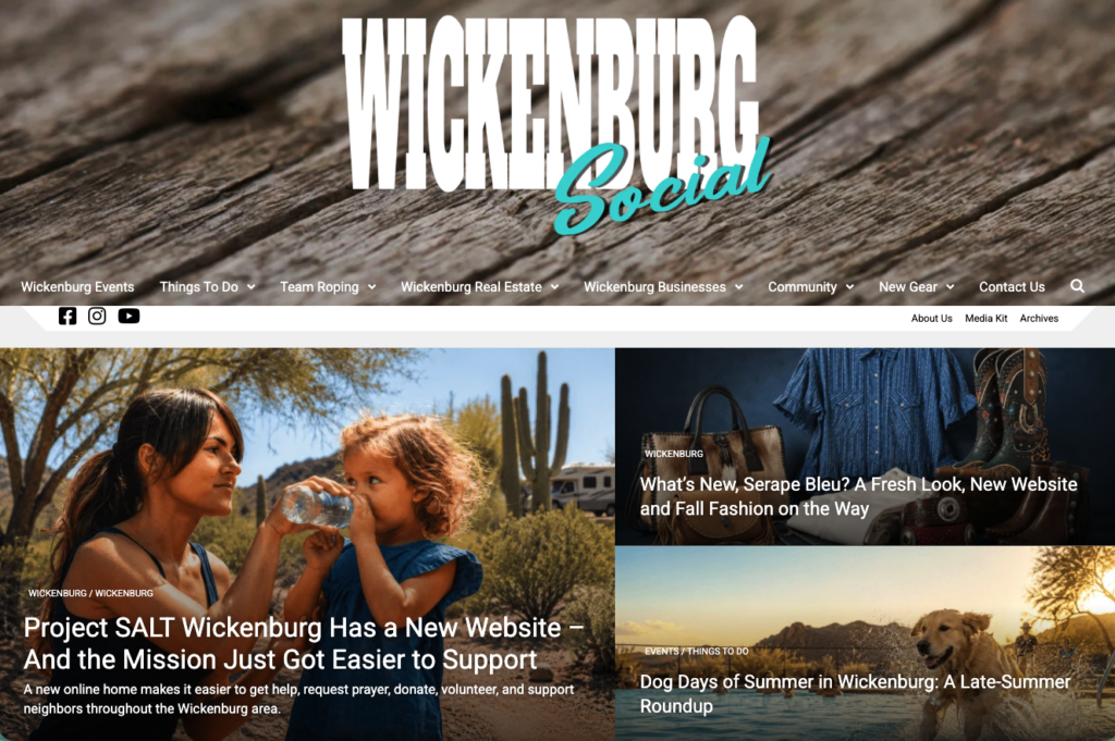 Wickenburg Social Screenshot