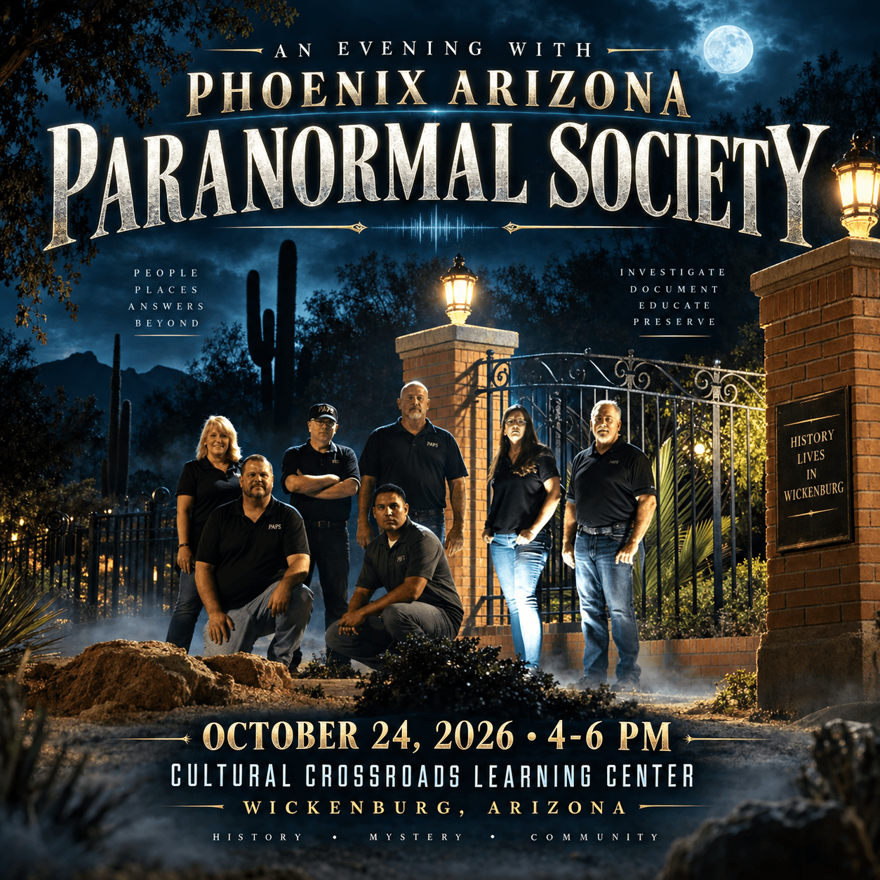 An Evening with Phoenix Paranormal Society
