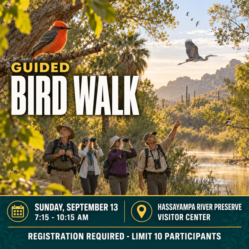 Guided Bird Walk at Hassayampa River Preserve_Wickenburg Social